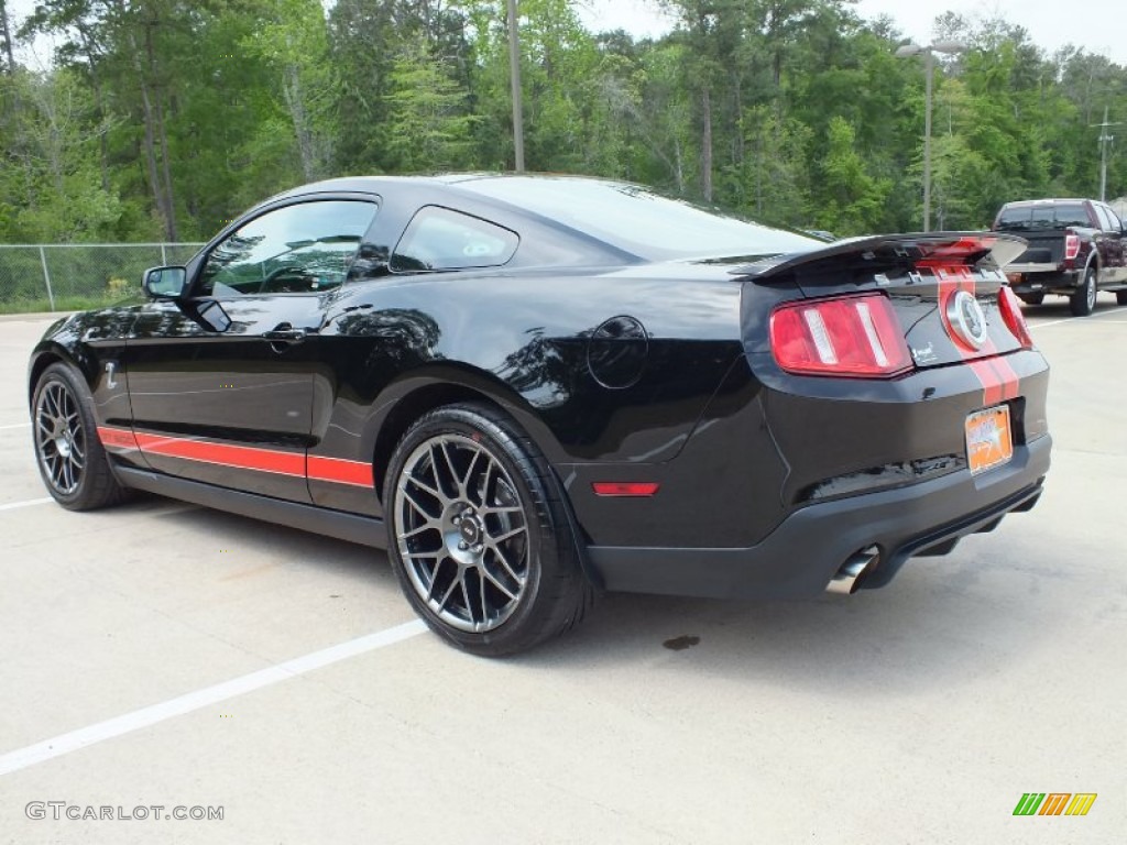 Black 2012 Ford Mustang Shelby GT500 SVT Performance Package Coupe Exterior Photo #63103901