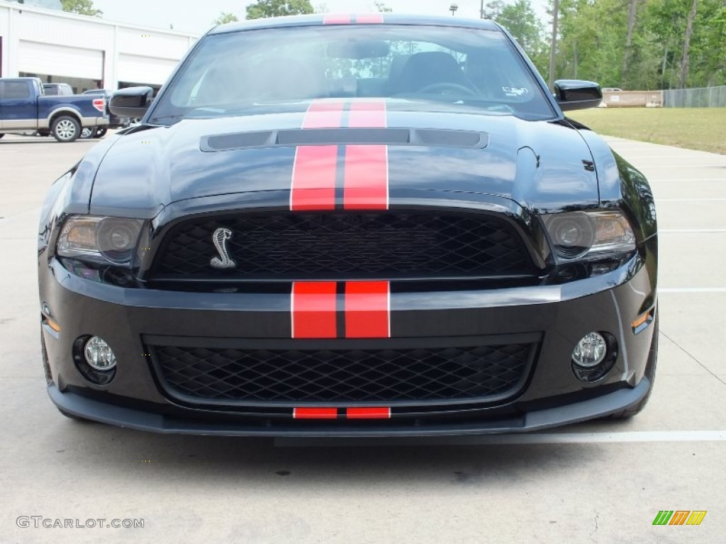 Black 2012 Ford Mustang Shelby GT500 SVT Performance Package Coupe Exterior Photo #63103925
