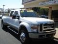 2009 Oxford White Ford F450 Super Duty King Ranch Crew Cab 4x4 Dually  photo #2