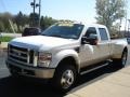 2009 Oxford White Ford F450 Super Duty King Ranch Crew Cab 4x4 Dually  photo #4