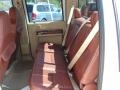 Rear Seat of 2009 F450 Super Duty King Ranch Crew Cab 4x4 Dually