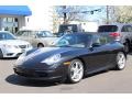 2004 Basalt Black Metallic Porsche 911 Carrera Cabriolet  photo #1