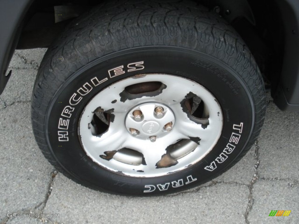 2002 Liberty Sport 4x4 - Shale Green Metallic / Dark Slate Gray photo #9