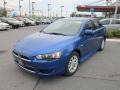 Octane Blue Pearl 2012 Mitsubishi Lancer SE AWD Exterior