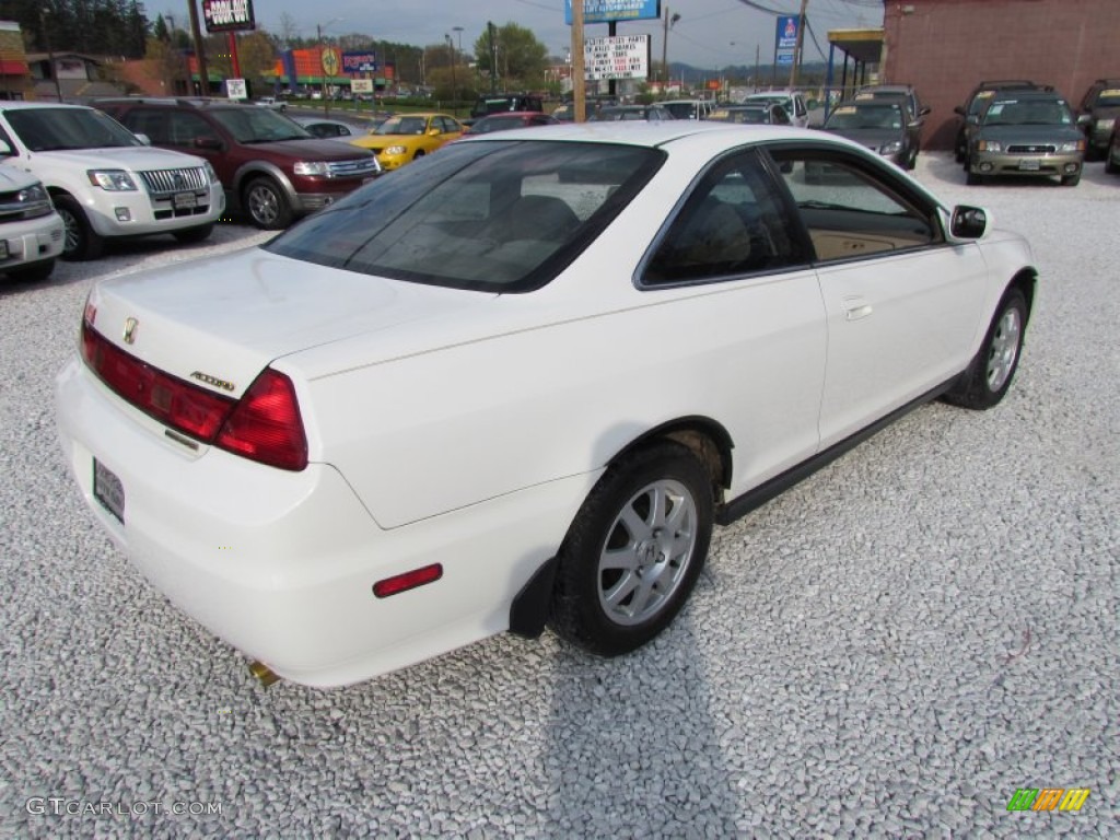 2002 Accord SE Coupe - Taffeta White / Ivory photo #4