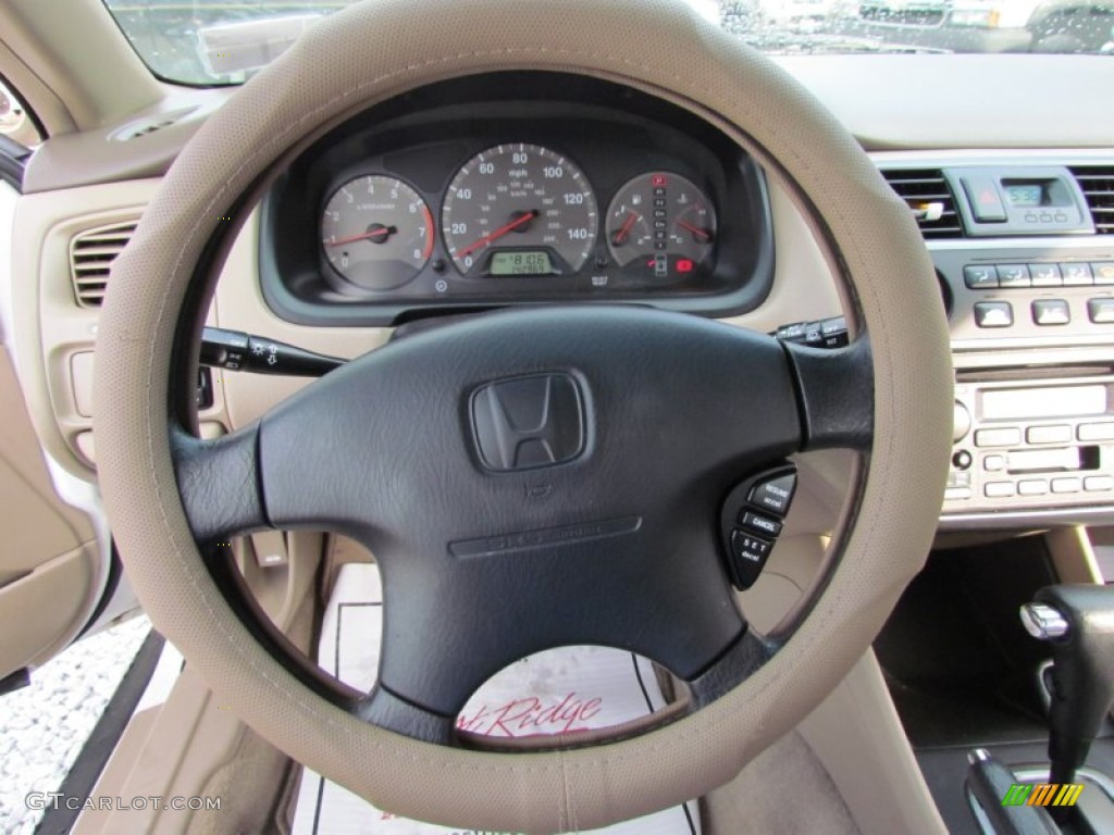 2002 Accord SE Coupe - Taffeta White / Ivory photo #25