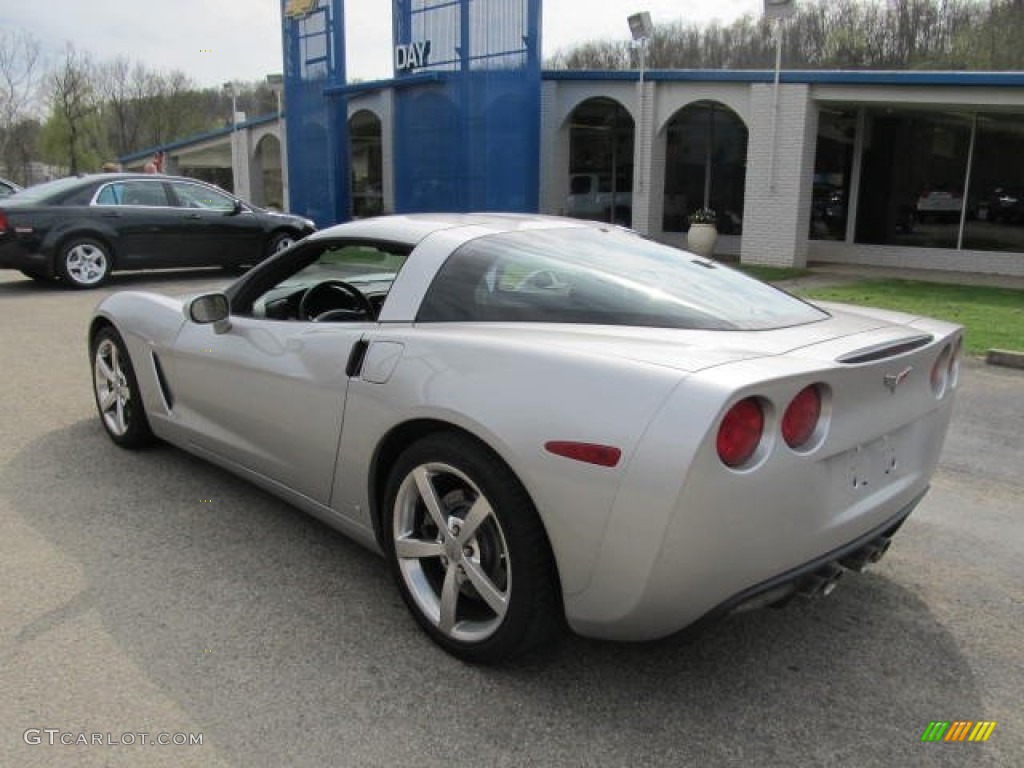 2008 Corvette Coupe - Machine Silver Metallic / Ebony photo #7