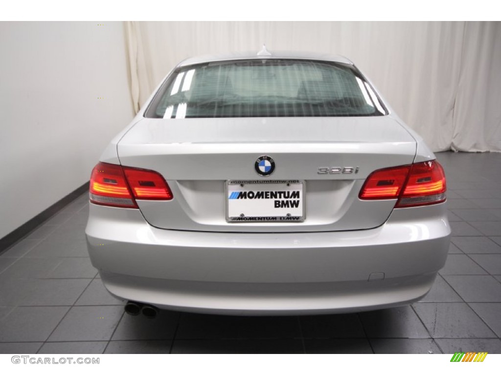 2008 3 Series 328i Coupe - Titanium Silver Metallic / Black photo #11