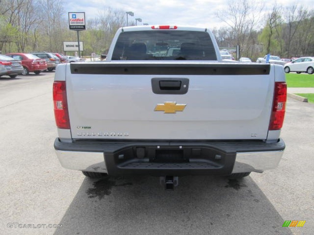 2012 Silverado 1500 LT Extended Cab 4x4 - Silver Ice Metallic / Ebony photo #3