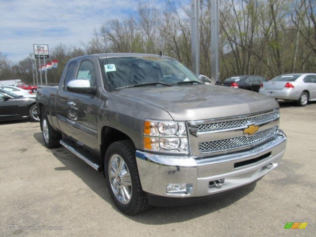 2012 Silverado 1500 LT Extended Cab 4x4 - Graystone Metallic / Ebony photo #5