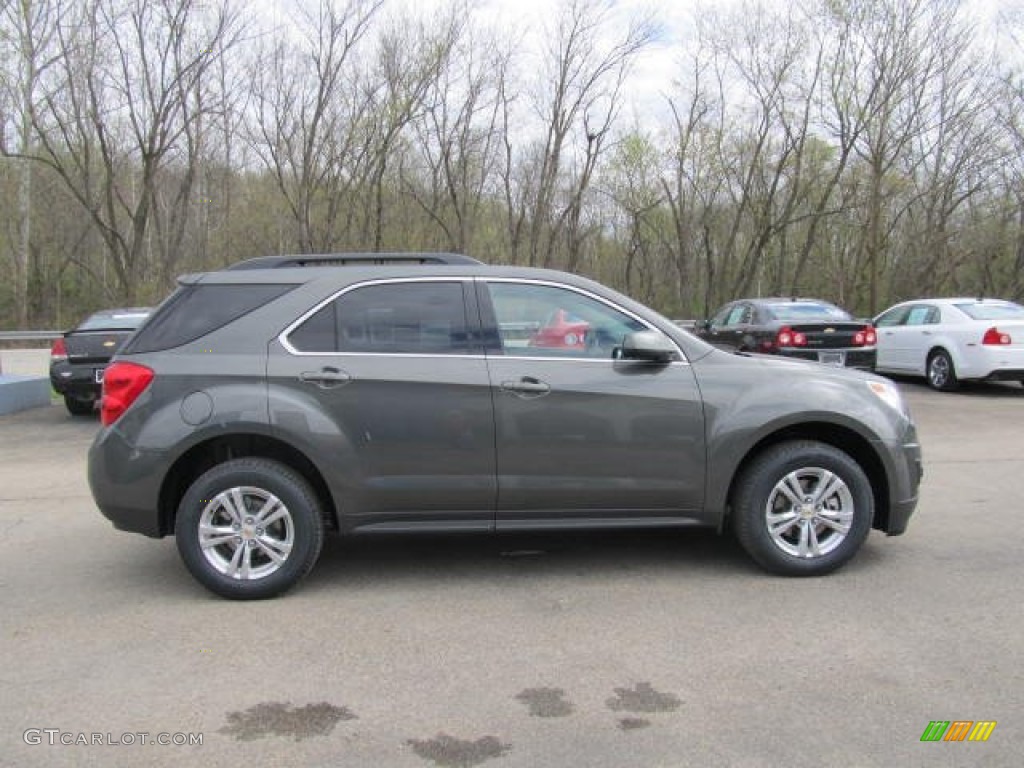 2012 Equinox LT AWD - Steel Green Metallic / Jet Black photo #4