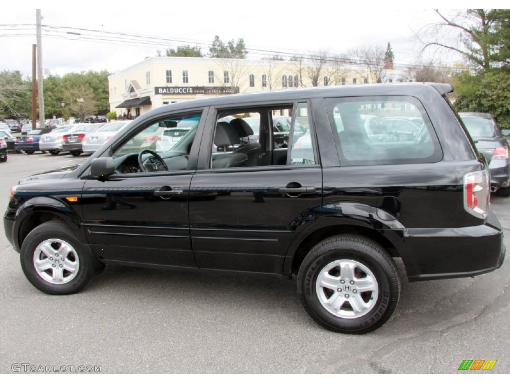 2007 Pilot LX 4WD - Formal Black / Gray photo #13