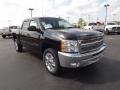 2012 Black Chevrolet Silverado 1500 LT Crew Cab  photo #3