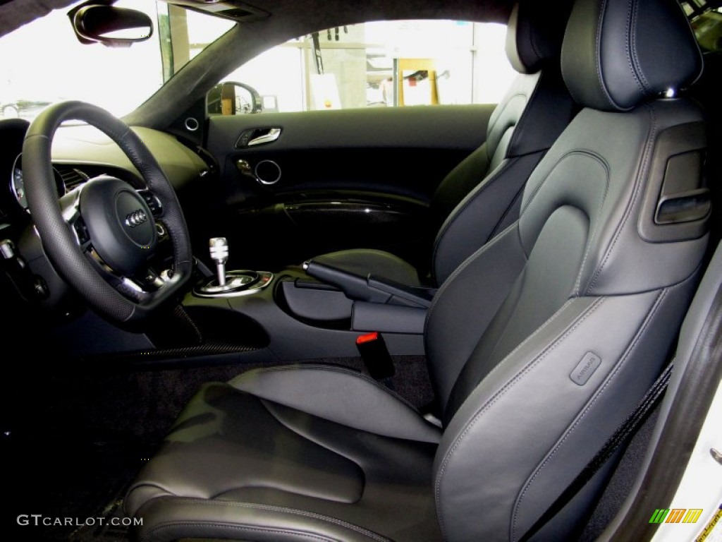 Black Interior 2012 Audi R8 4.2 FSI quattro Photo #63113135