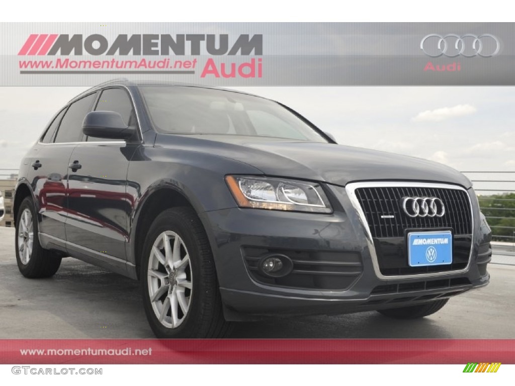 2009 Q5 3.2 Premium quattro - Meteor Gray Pearl Effect / Light Gray photo #1