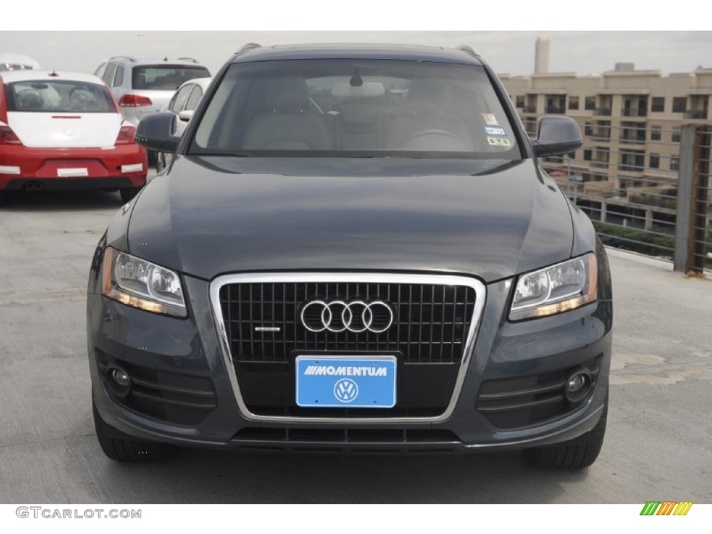 2009 Q5 3.2 Premium quattro - Meteor Gray Pearl Effect / Light Gray photo #2