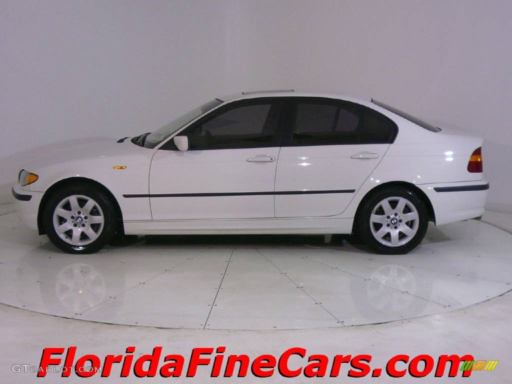 2003 3 Series 325i Sedan - Alpine White / Sand photo #3