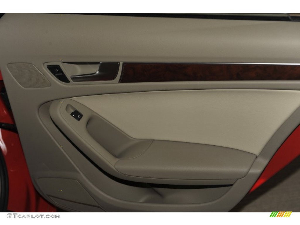 2012 A4 2.0T quattro Sedan - Brilliant Red / Cardamom Beige photo #43
