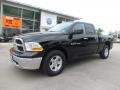 2012 Black Dodge Ram 1500 SLT Quad Cab  photo #1