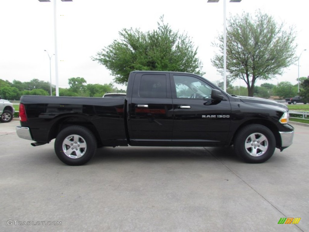 Black 2012 Dodge Ram 1500 SLT Quad Cab Exterior Photo #63114470