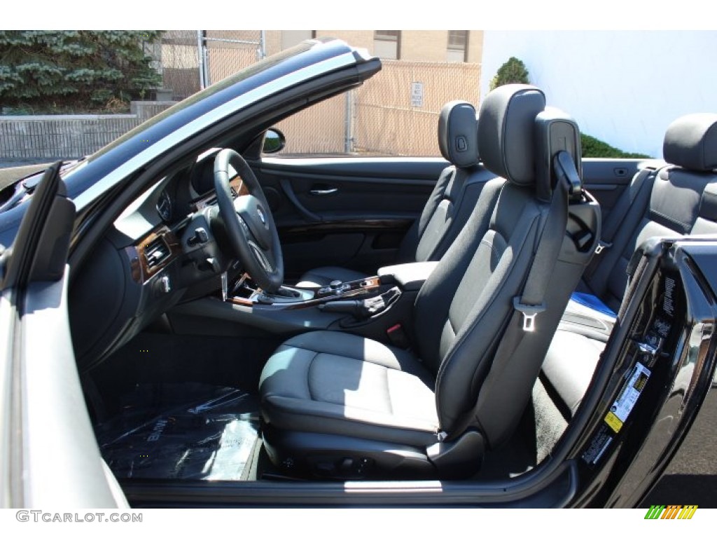 2009 3 Series 328i Convertible - Black Sapphire Metallic / Black photo #11