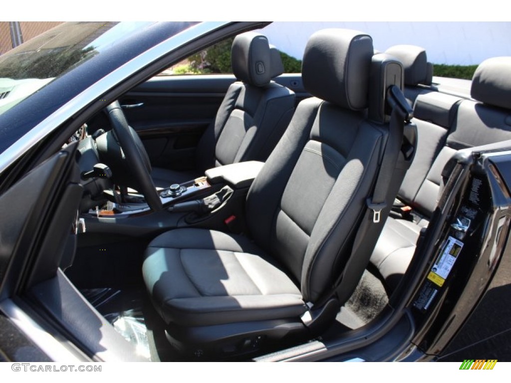 2009 3 Series 328i Convertible - Black Sapphire Metallic / Black photo #12