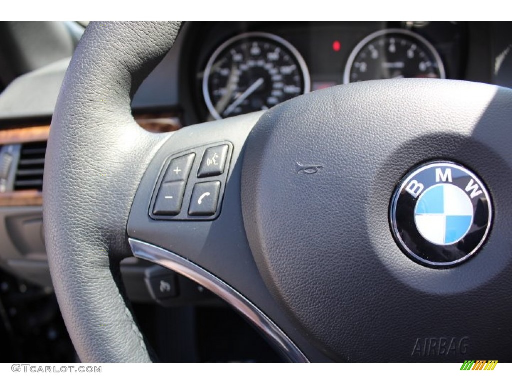 2009 3 Series 328i Convertible - Black Sapphire Metallic / Black photo #15