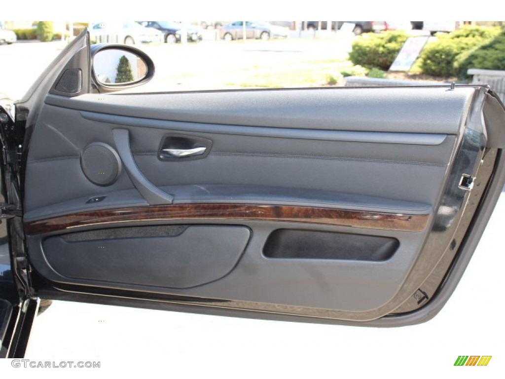 2009 3 Series 328i Convertible - Black Sapphire Metallic / Black photo #22
