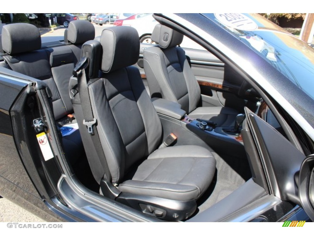 2009 3 Series 328i Convertible - Black Sapphire Metallic / Black photo #26
