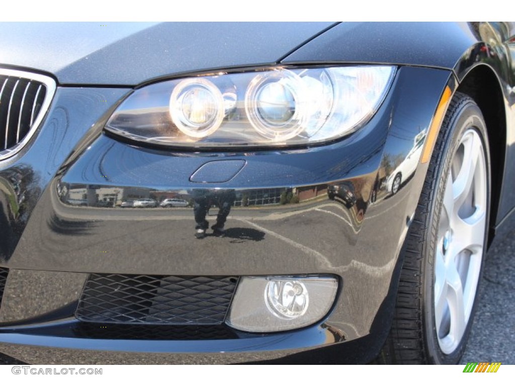 2009 3 Series 328i Convertible - Black Sapphire Metallic / Black photo #28