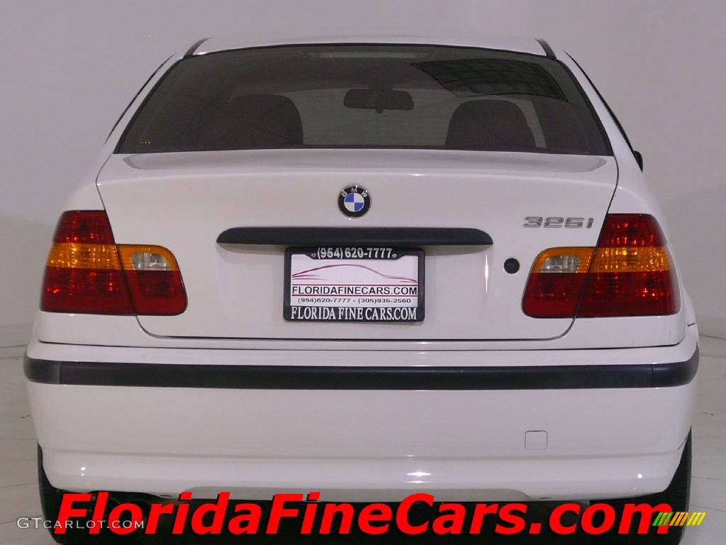 2003 3 Series 325i Sedan - Alpine White / Sand photo #6