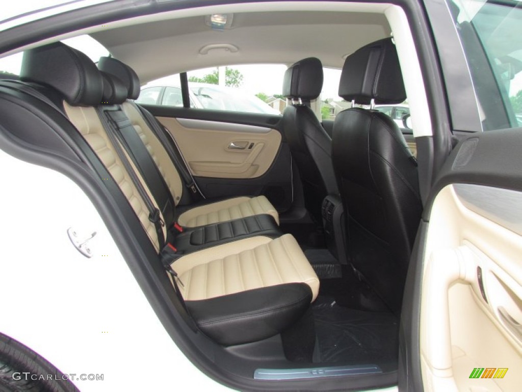 Desert Beige/Black Interior 2013 Volkswagen CC Sport Plus Photo #63115867