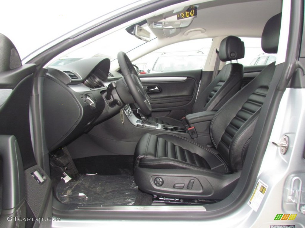 Black Interior 2013 Volkswagen CC Sport Plus Photo #63115916