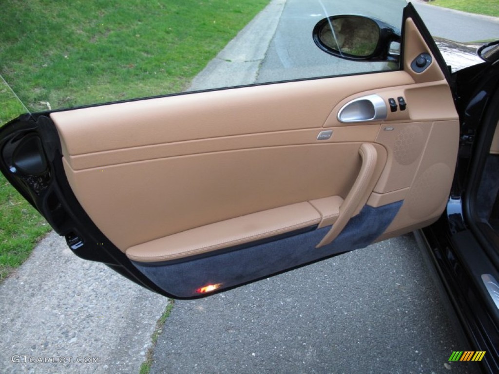 2008 Porsche 911 Carrera Coupe Sand Beige Door Panel Photo #63116471