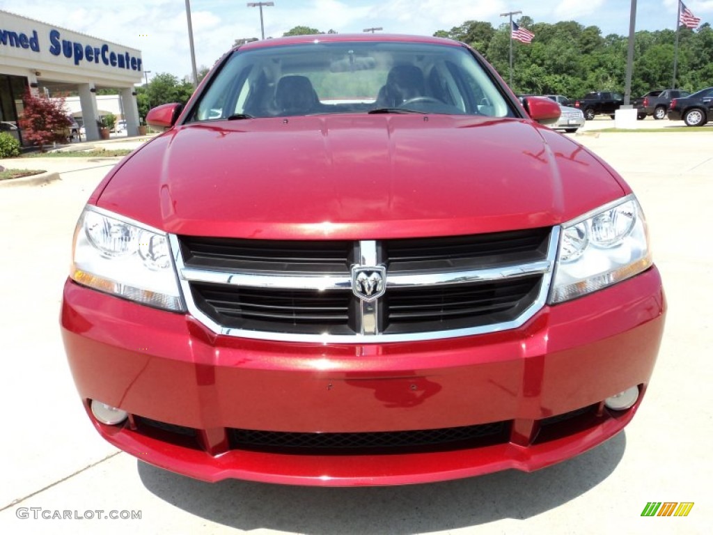 Inferno Red Crystal Pearl 2010 Dodge Avenger R/T Exterior Photo #63116627