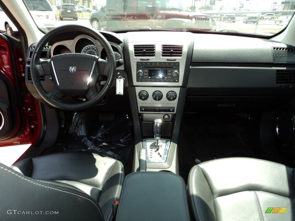 2010 Dodge Avenger R/T Dark Slate Gray Dashboard Photo #63116666