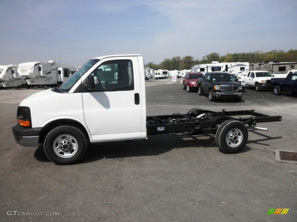 Summit White 2012 GMC Savana Cutaway 3500 Chassis Exterior Photo #63117791