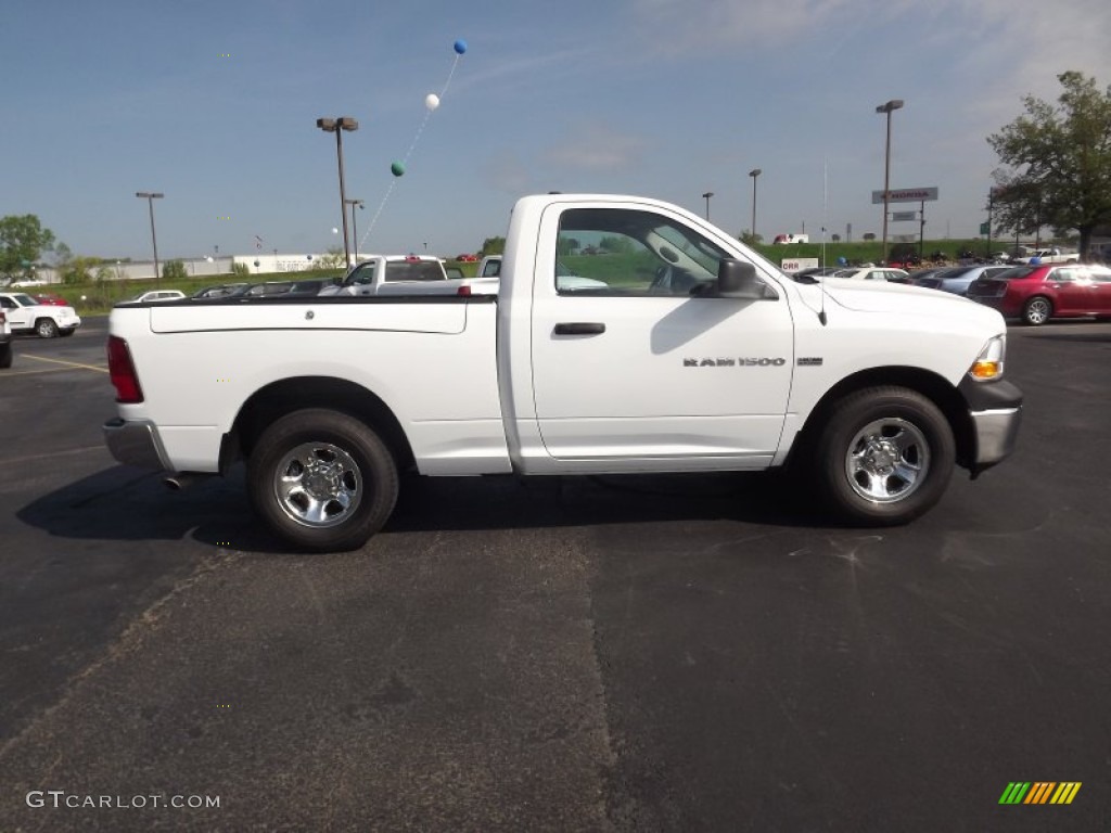 2012 Ram 1500 Express Regular Cab - Bright White / Dark Slate Gray/Medium Graystone photo #4