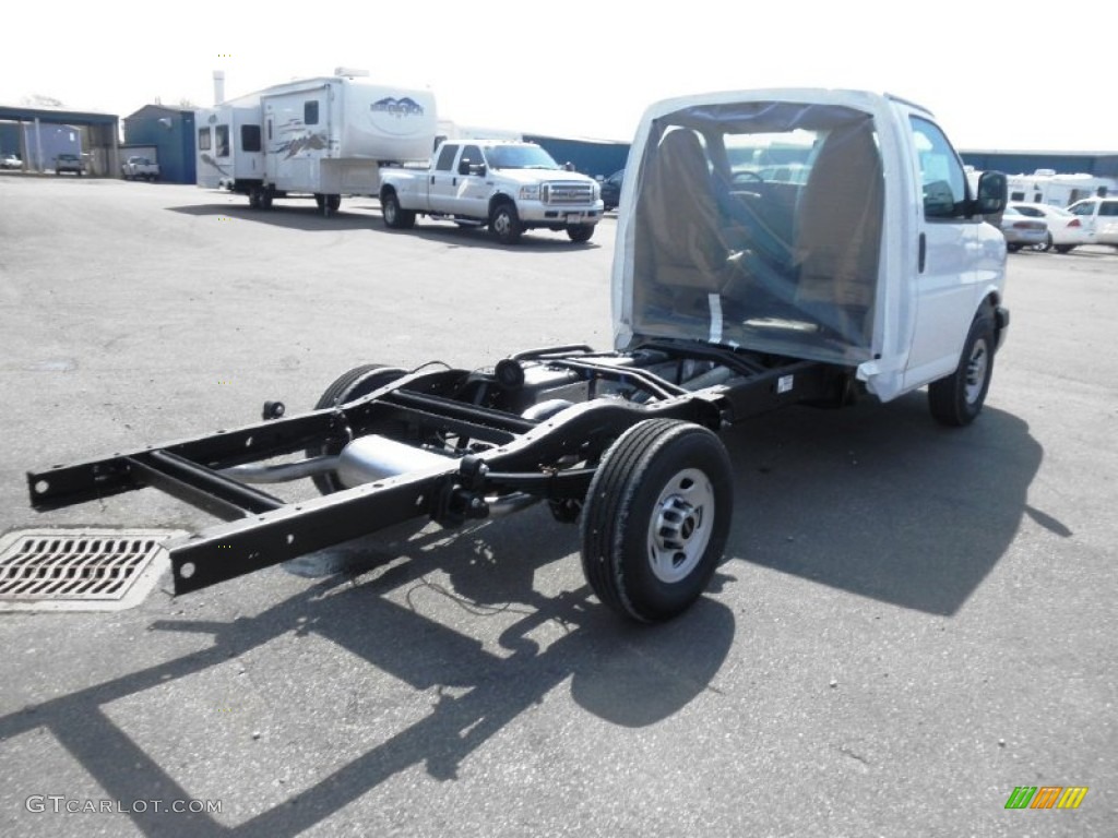 Summit White 2012 GMC Savana Cutaway 3500 Chassis Exterior Photo #63117875