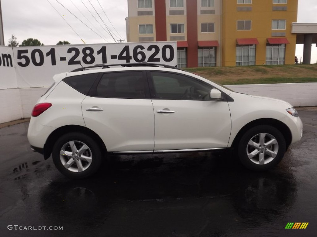 2010 Murano SL - Glacier White Pearl / Beige photo #8