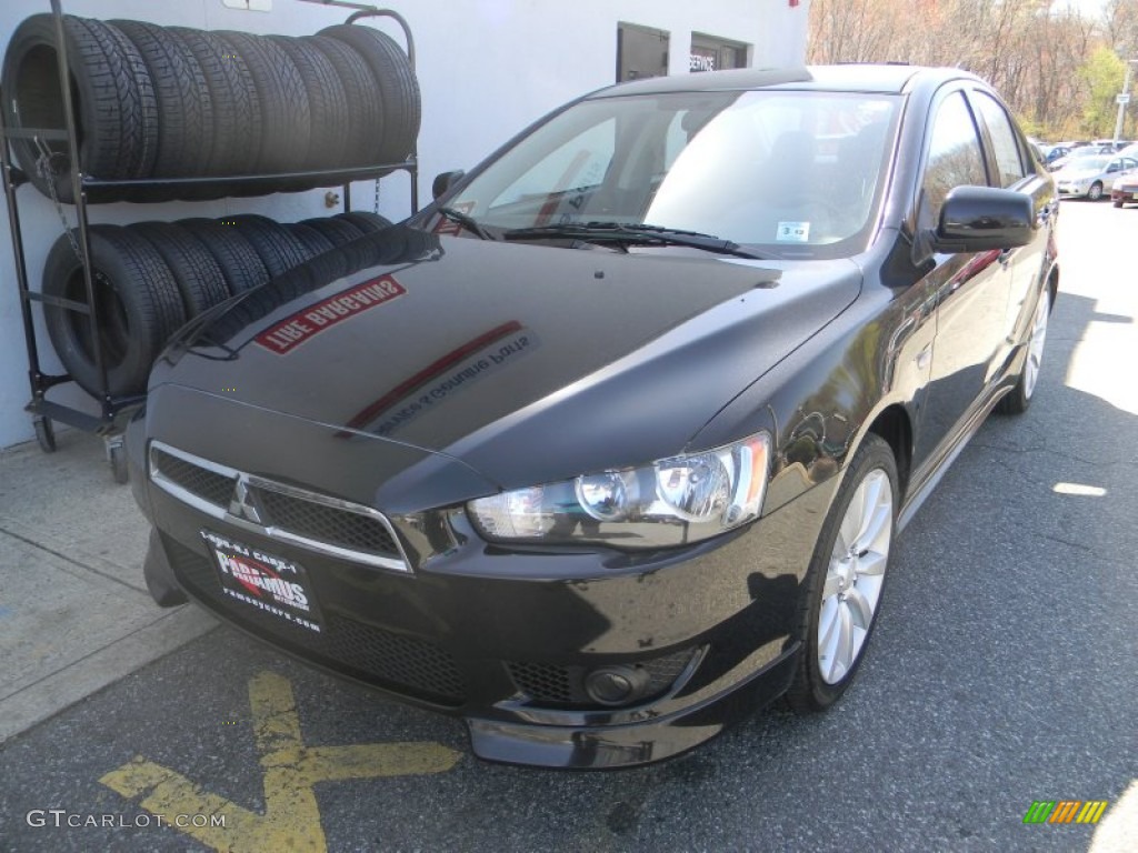 2008 Lancer GTS - Black / Black photo #1