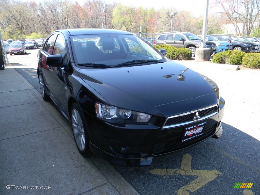 2008 Lancer GTS - Black / Black photo #3