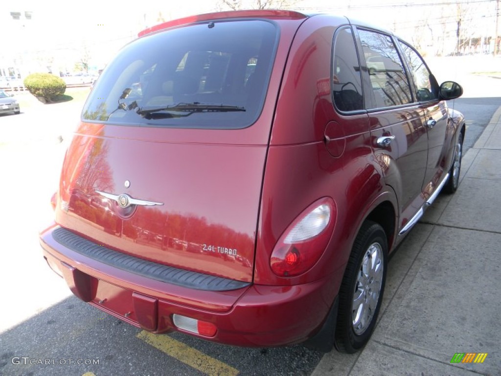 2006 PT Cruiser Limited - Inferno Red Crystal Pearl / Pastel Slate Gray photo #6