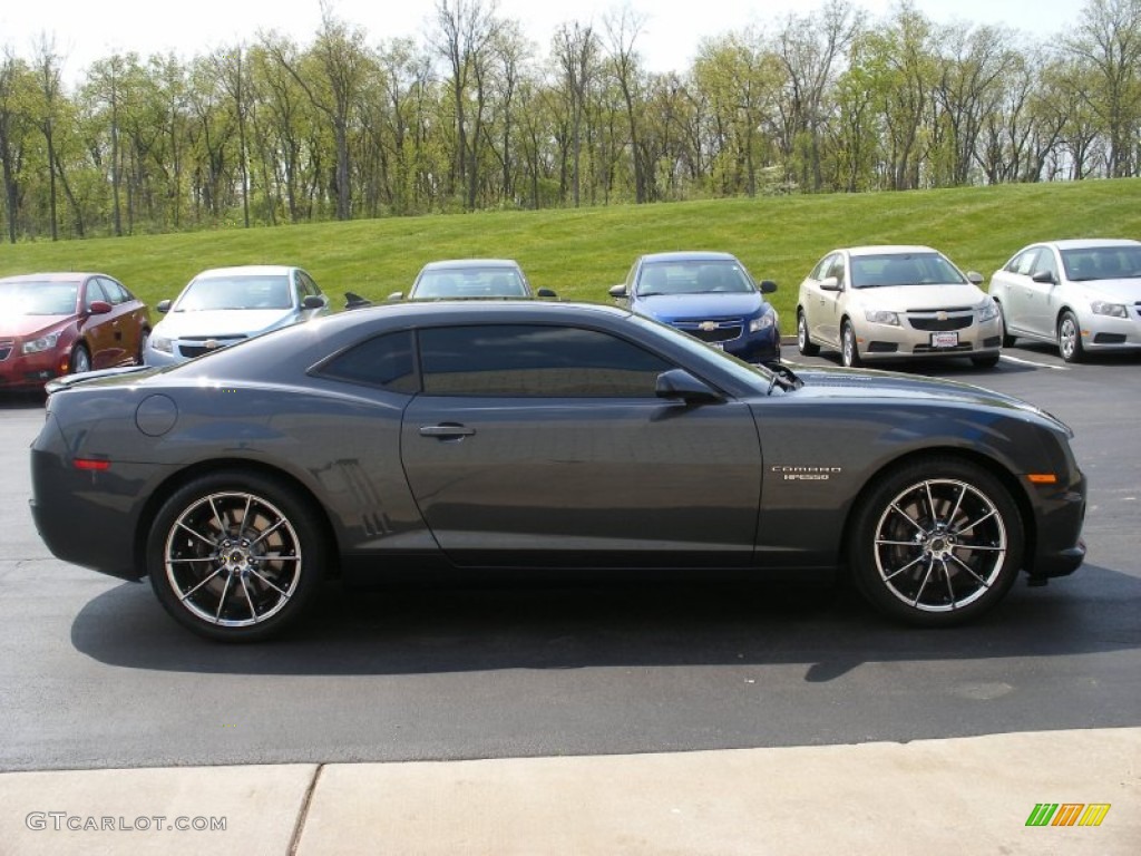 2010 Camaro SS Hennessey HPE550 Supercharged Coupe - Cyber Gray Metallic / Black photo #2