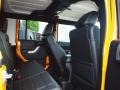2012 Dozer Yellow Jeep Wrangler Unlimited Sahara 4x4  photo #4