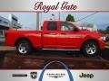 2012 Flame Red Dodge Ram 1500 Express Quad Cab 4x4  photo #1