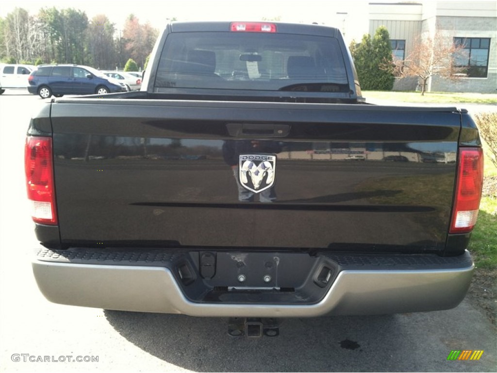 2009 Ram 1500 TRX4 Quad Cab 4x4 - Brilliant Black Crystal Pearl / Dark Slate/Medium Graystone photo #7