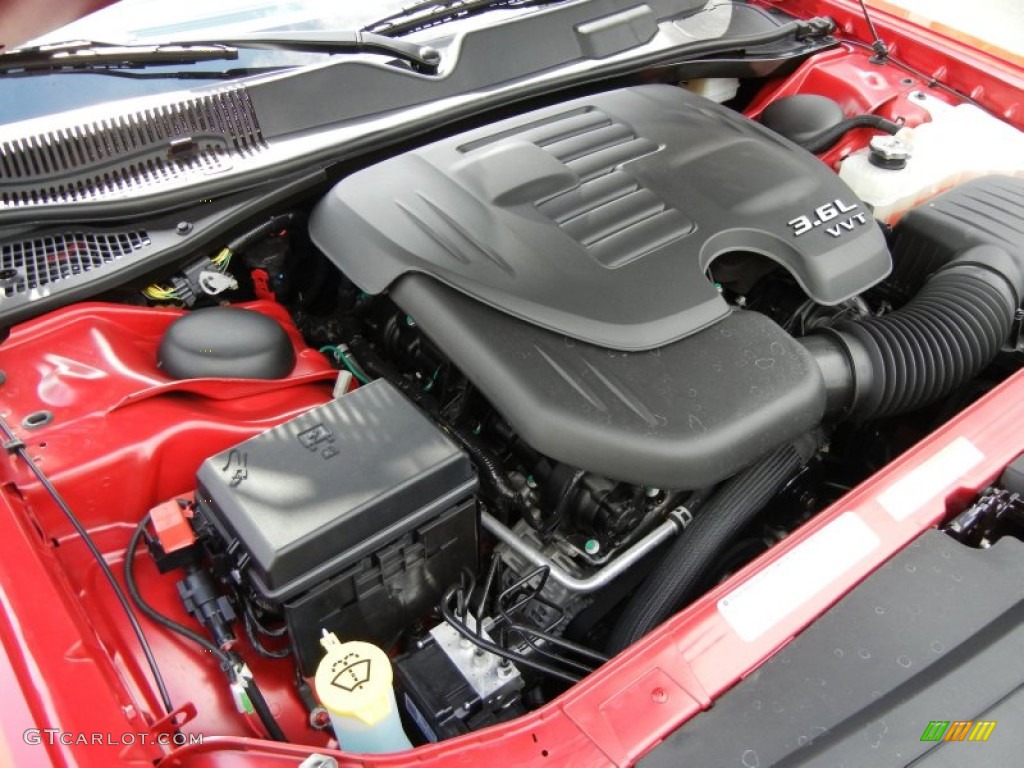 2011 Dodge Challenger Rallye 3.6 Liter DOHC 24-Valve VVT Pentastar V6 Engine Photo #63121784