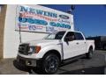 White Platinum Metallic Tri Coat - F150 Lariat SuperCrew 4x4 Photo No. 1