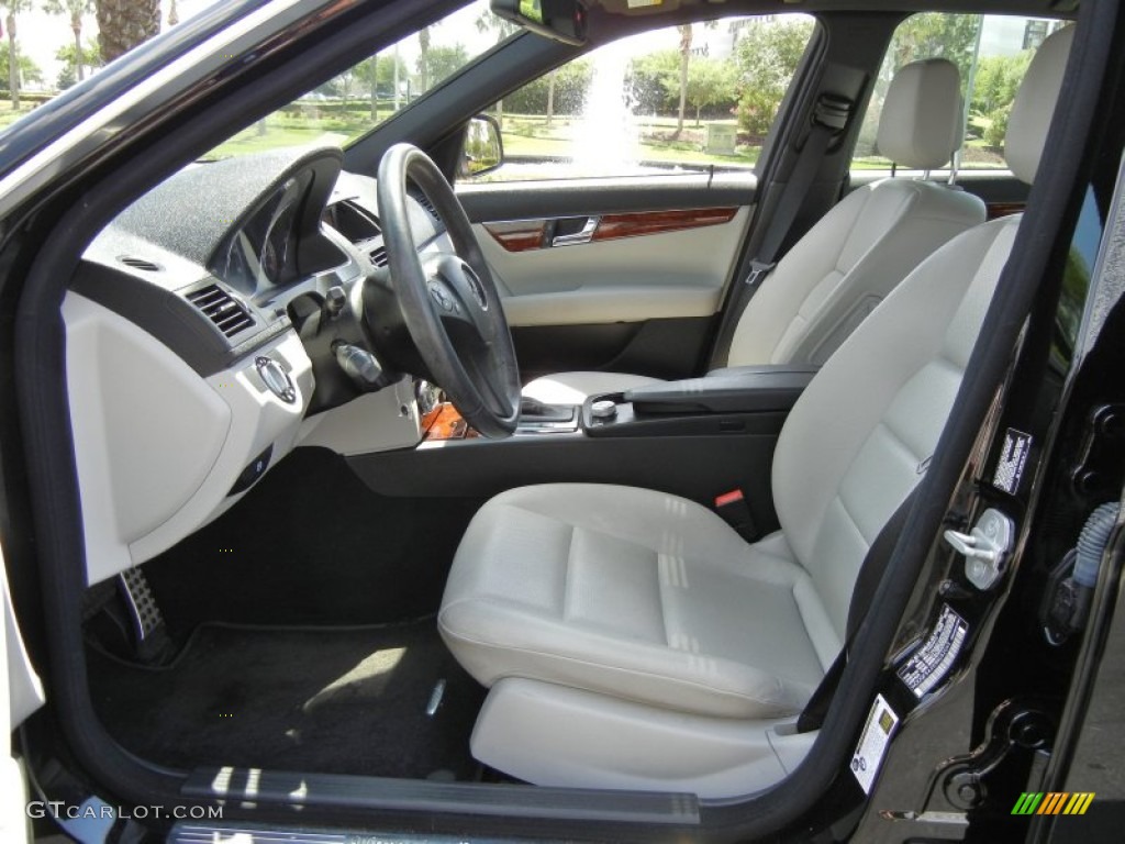 Grey/Black Interior 2009 Mercedes-Benz C 300 Luxury Photo #63122435